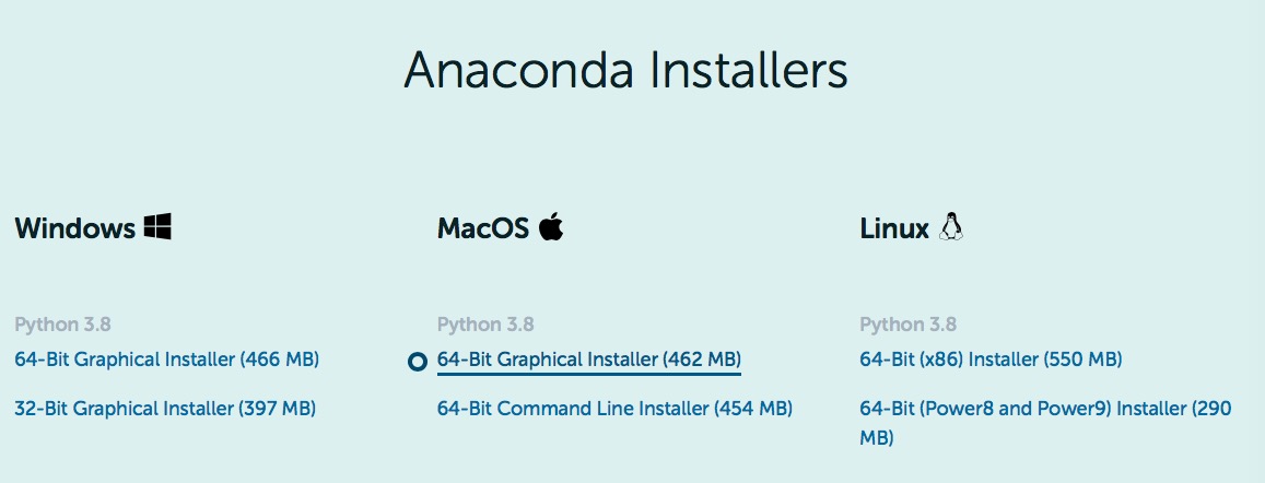 アナコンダ Anaconda インストール install やり方 windows mac linux Python 環境構築 4